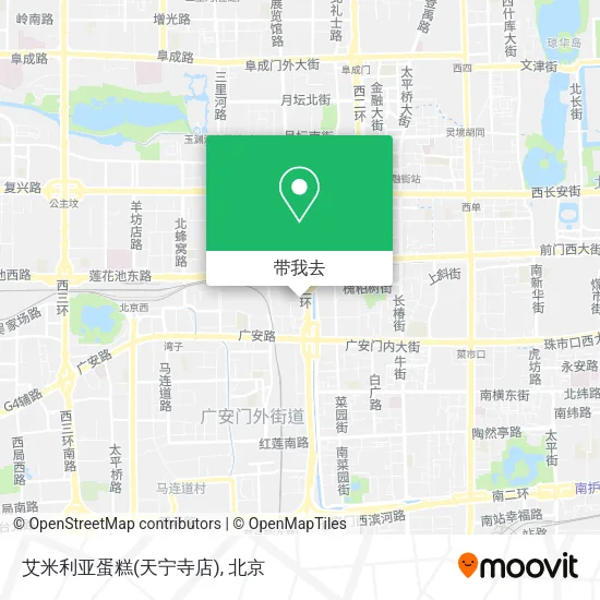 艾米利亚蛋糕(天宁寺店)地图