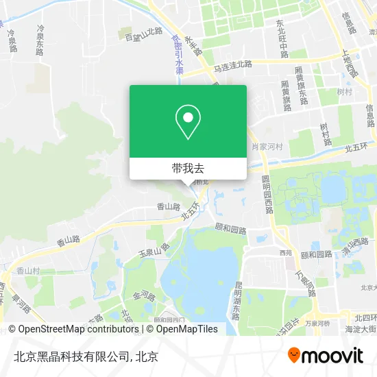 北京黑晶科技有限公司地图