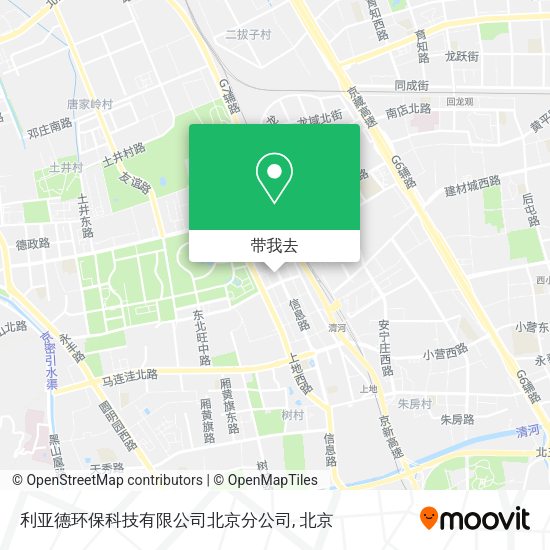 利亚德环保科技有限公司北京分公司地图