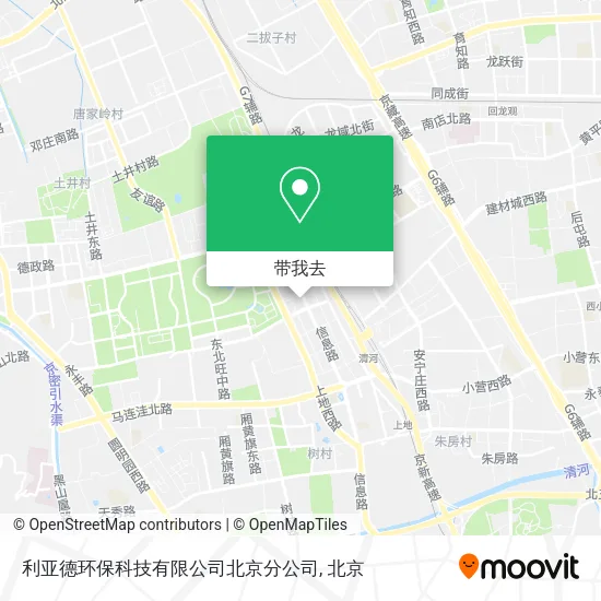 利亚德环保科技有限公司北京分公司地图