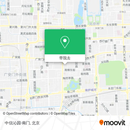 中信沁园-南门地图