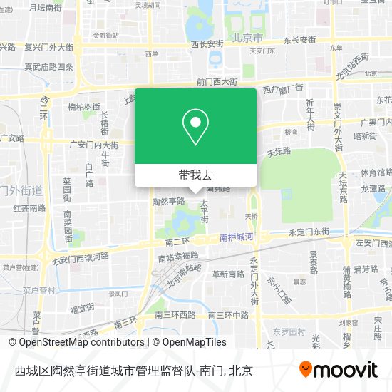 西城区陶然亭街道城市管理监督队-南门地图