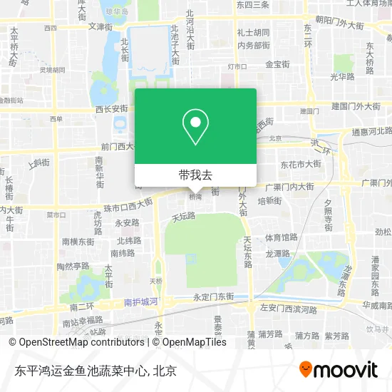 东平鸿运金鱼池蔬菜中心地图