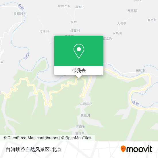 白河峡谷自然风景区地图