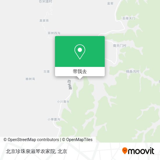 北京珍珠泉淑琴农家院地图