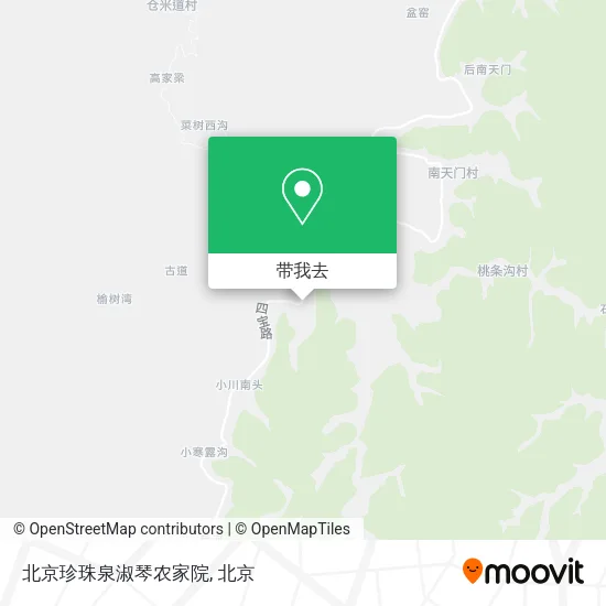 北京珍珠泉淑琴农家院地图