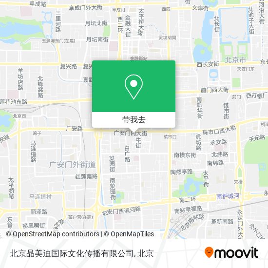 北京晶美迪国际文化传播有限公司地图