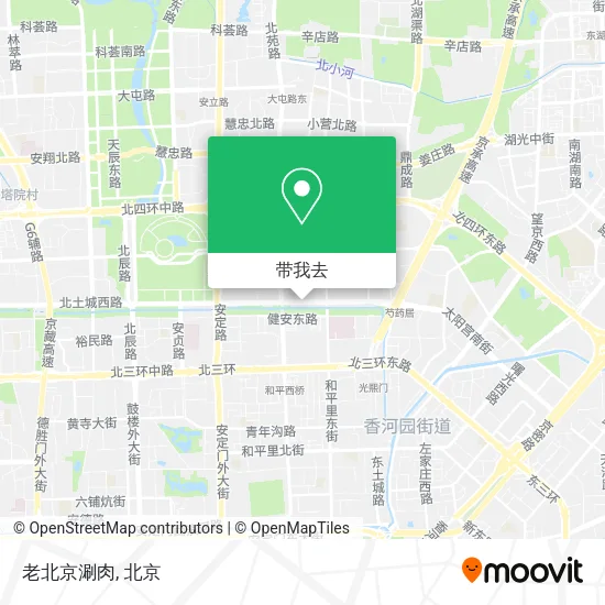 老北京涮肉地图