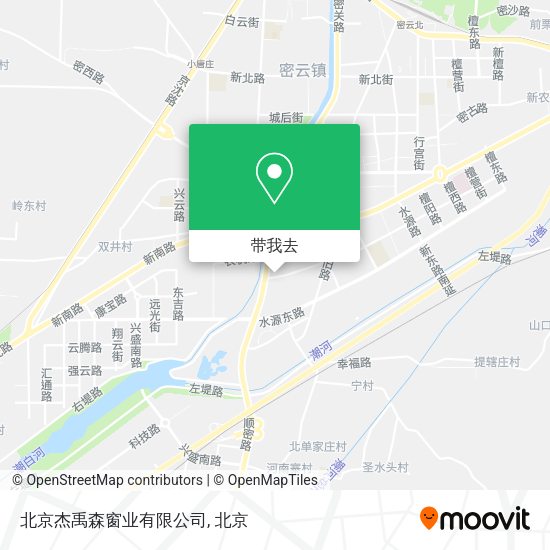 北京杰禹森窗业有限公司地图