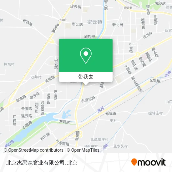 北京杰禹森窗业有限公司地图