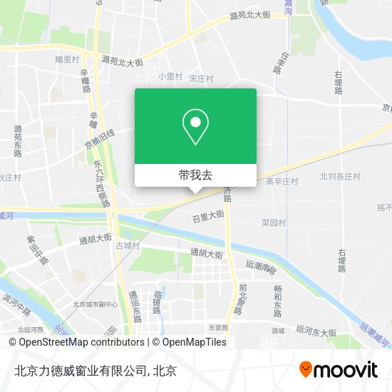 北京力德威窗业有限公司地图