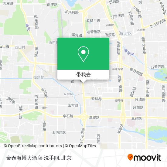金泰海博大酒店-洗手间地图