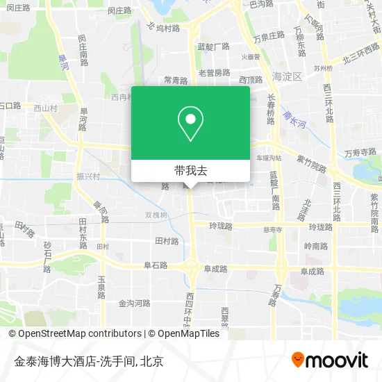 金泰海博大酒店-洗手间地图
