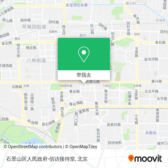 石景山区人民政府-信访接待室地图