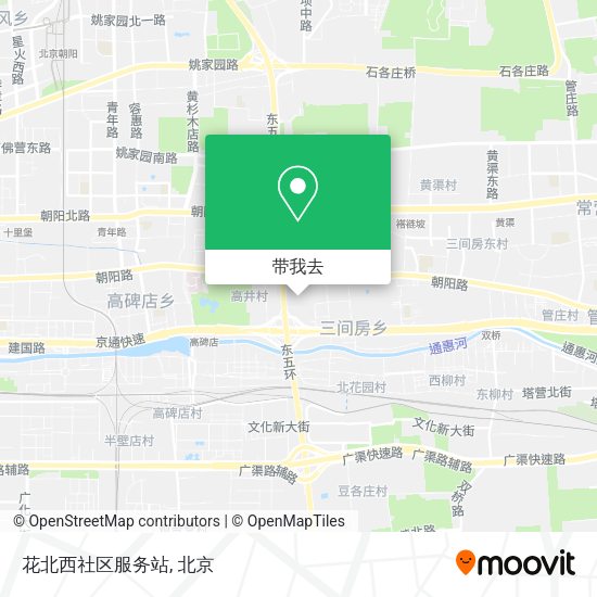 花北西社区服务站地图