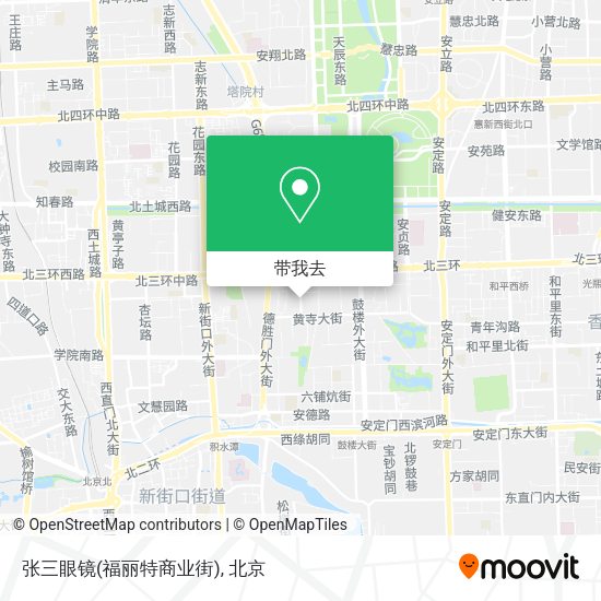 张三眼镜(福丽特商业街)地图