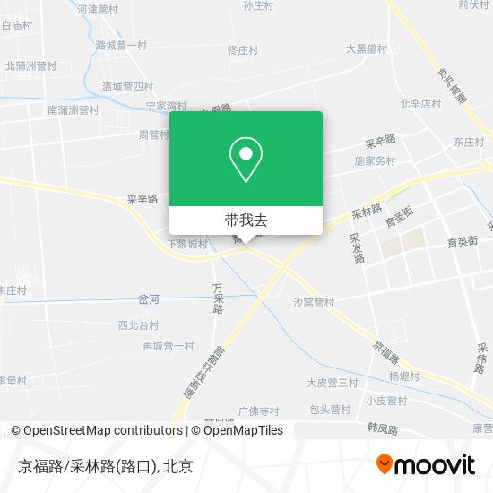 京福路/采林路(路口)地图
