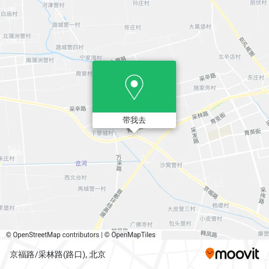京福路/采林路(路口)地图