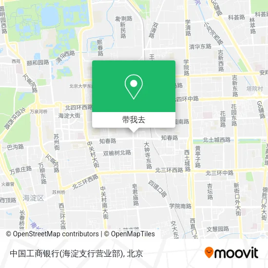 中国工商银行(海淀支行营业部)地图
