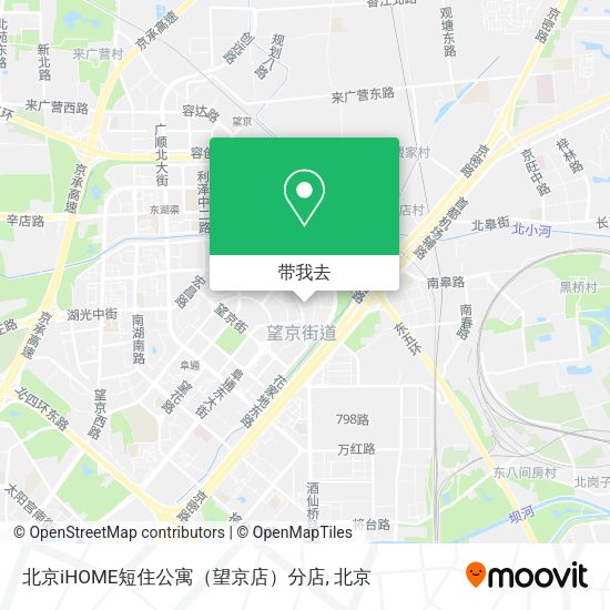 北京iHOME短住公寓（望京店）分店地图