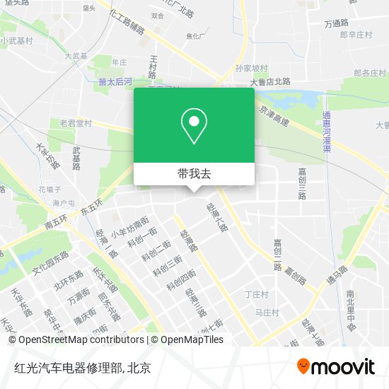 红光汽车电器修理部地图