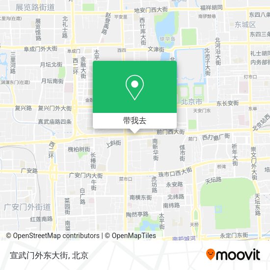 宣武门外东大街地图