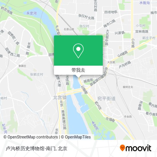 卢沟桥历史博物馆-南门地图