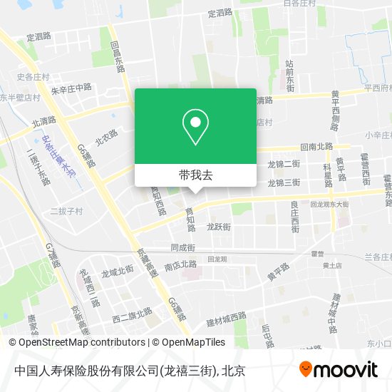 中国人寿保险股份有限公司(龙禧三街)地图