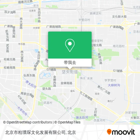 北京市粒璞琛文化发展有限公司地图