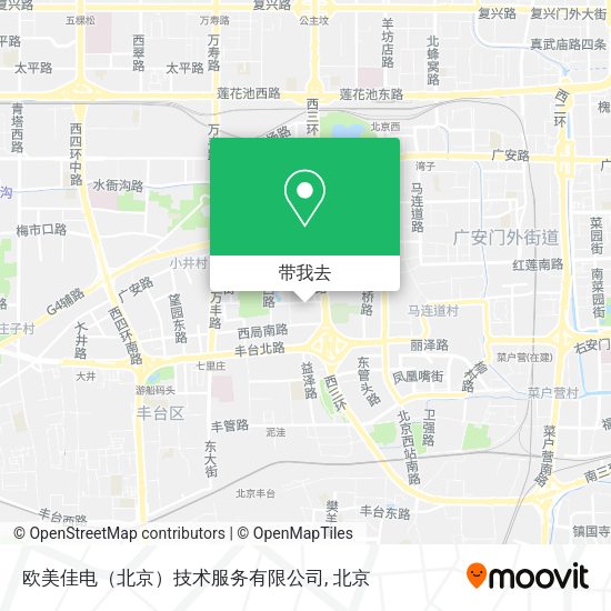 欧美佳电（北京）技术服务有限公司地图