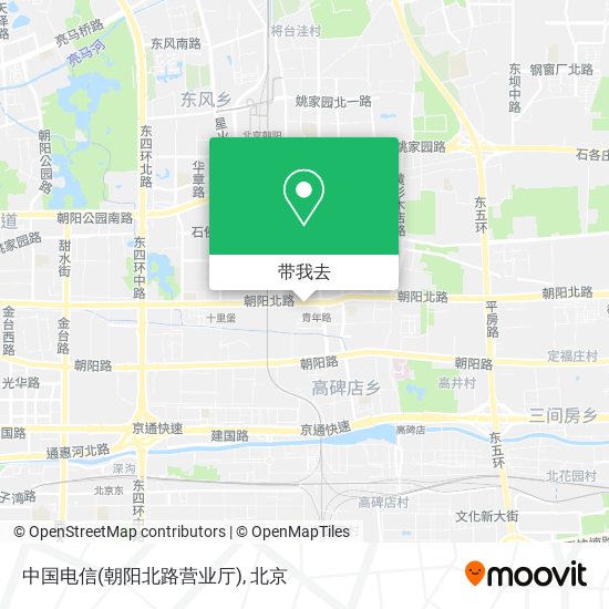 中国电信(朝阳北路营业厅)地图