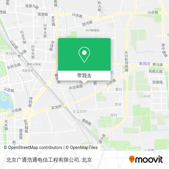 北京广通浩通电信工程有限公司地图