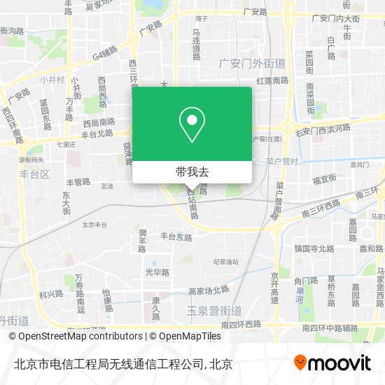 北京市电信工程局无线通信工程公司地图
