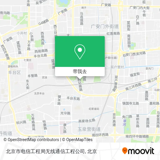 北京市电信工程局无线通信工程公司地图