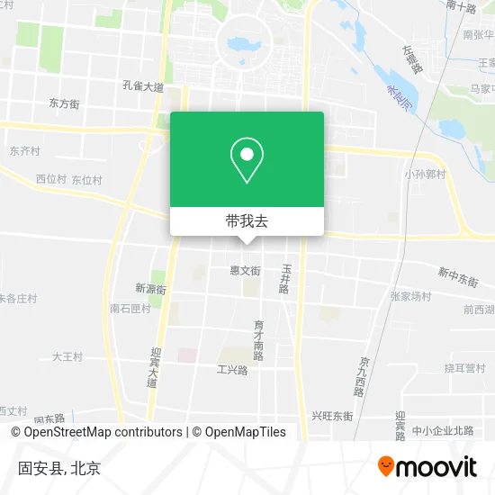 固安县地图