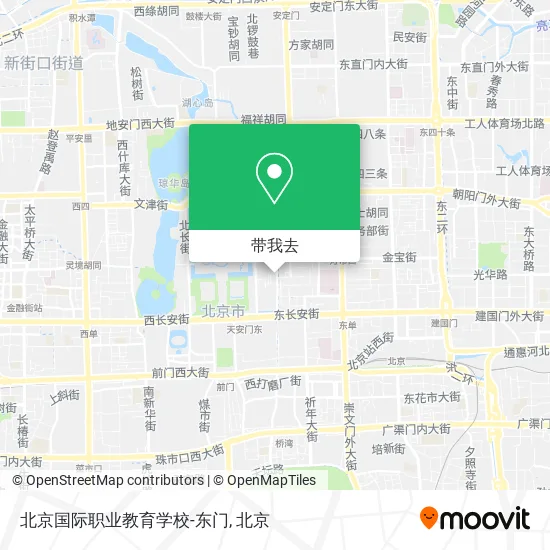 北京国际职业教育学校-东门地图