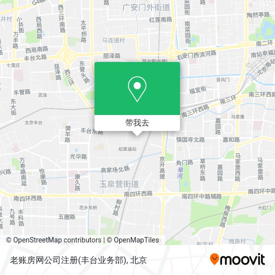 老账房网公司注册(丰台业务部)地图
