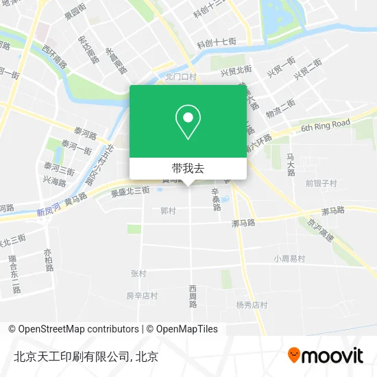 北京天工印刷有限公司地图