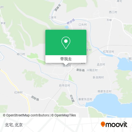 北宅地图