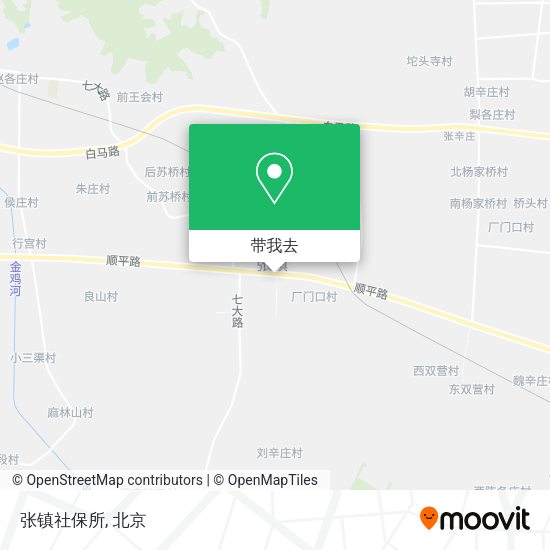 张镇社保所地图
