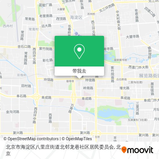 北京市海淀区八里庄街道北邻龙巷社区居民委员会地图