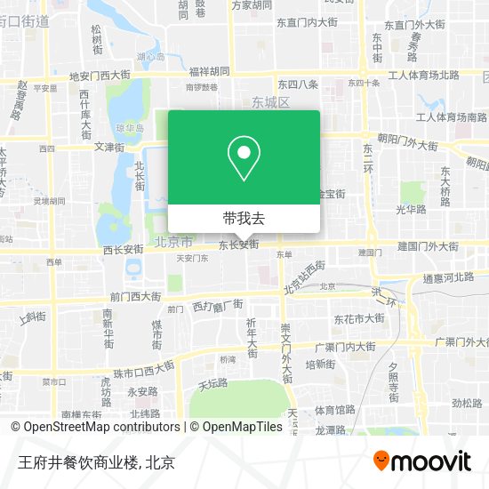 王府井餐饮商业楼地图