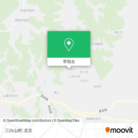三白山村地图