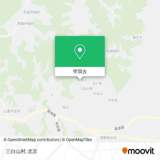 三白山村地图