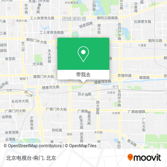 北京电视台-南门地图