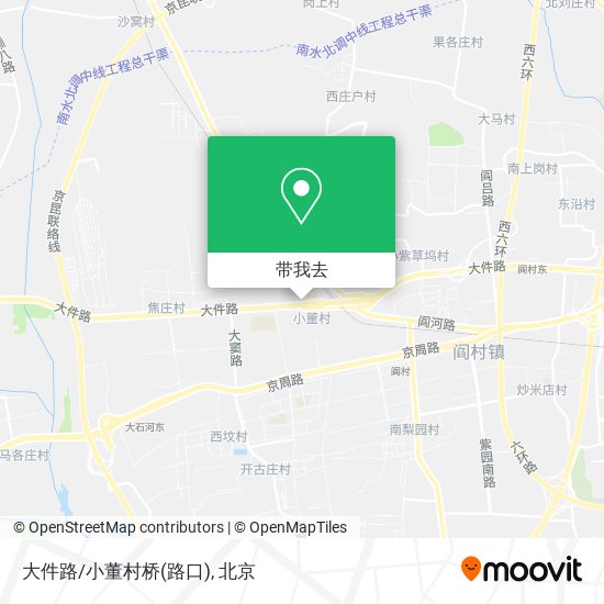 大件路/小董村桥(路口)地图