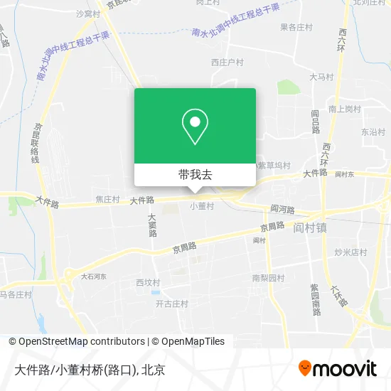大件路/小董村桥(路口)地图