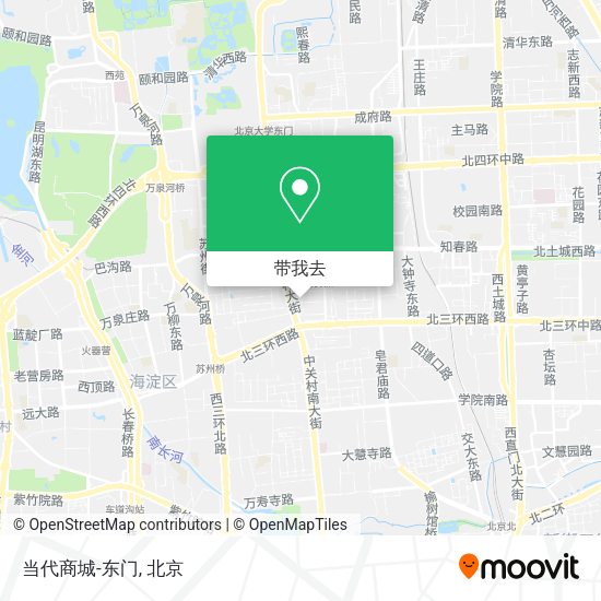 当代商城-东门地图