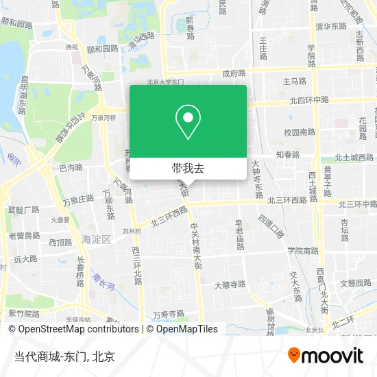 当代商城-东门地图