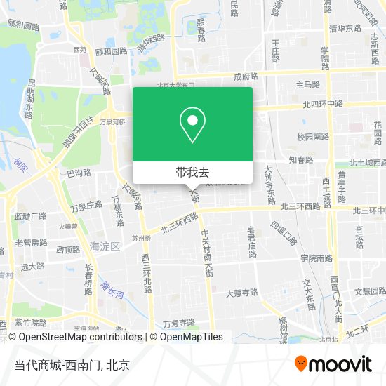 当代商城-西南门地图